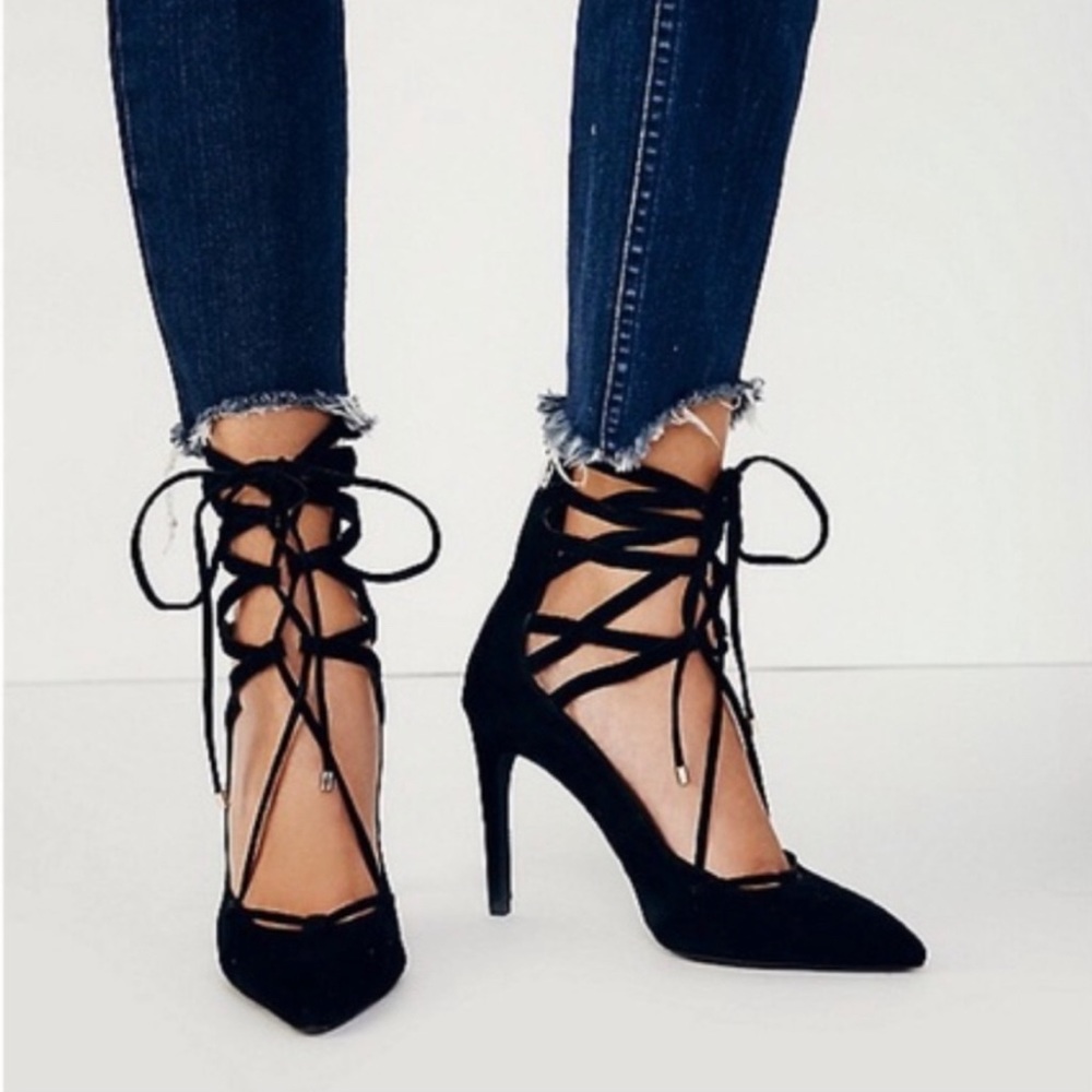 Free People X Jeffrey Campbell Hierro Heel Black 7
